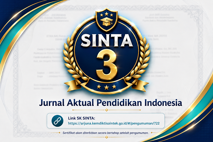 Akreditasi SINTA - Jurnal Aktual Pendidikan Indonesia